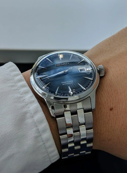 Seiko Presage Automatic Blue Gradation Cocktail Time Men's Watch SRPB41J1