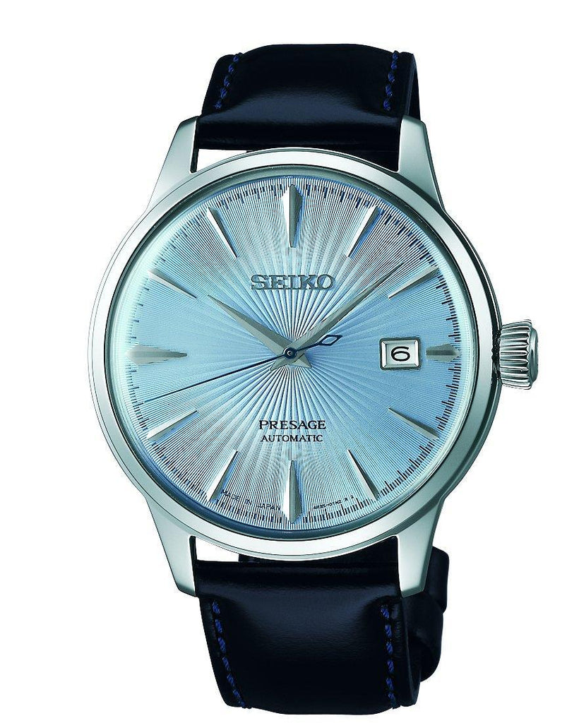 Seiko PRESAGE Automatic Leather Mens Watch SRPB43