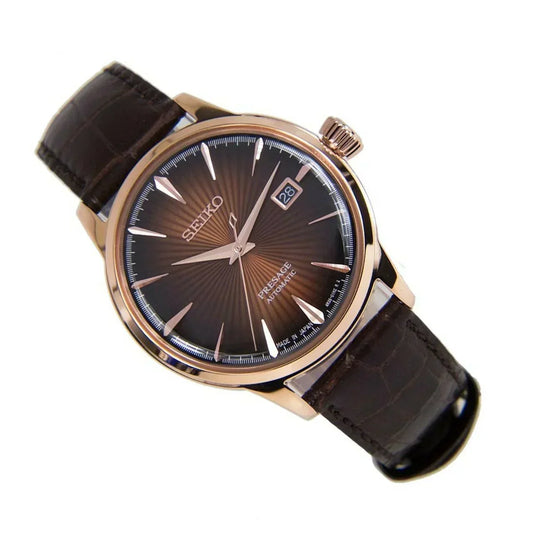 Seiko Presage Automatic Brown Gradient Cocktail Time Men's Watch SRPB46J1