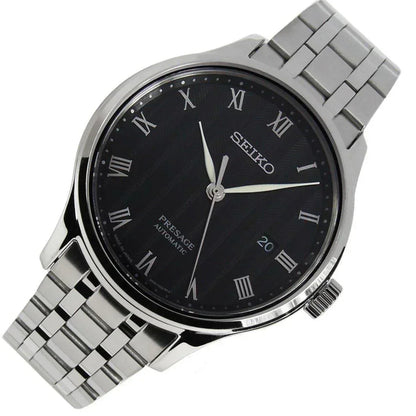 Seiko Presage Zen Garden Automatic Bracelet Black Dial Men's Watch SRPC81J1