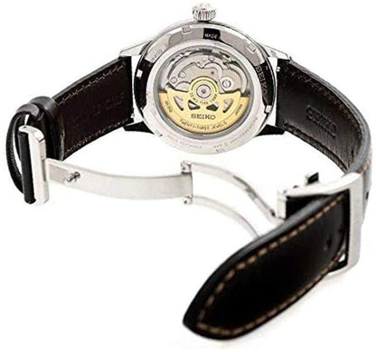 Seiko Presage Analog Automatic with Leather Strap Men's Watch SRPD37J1