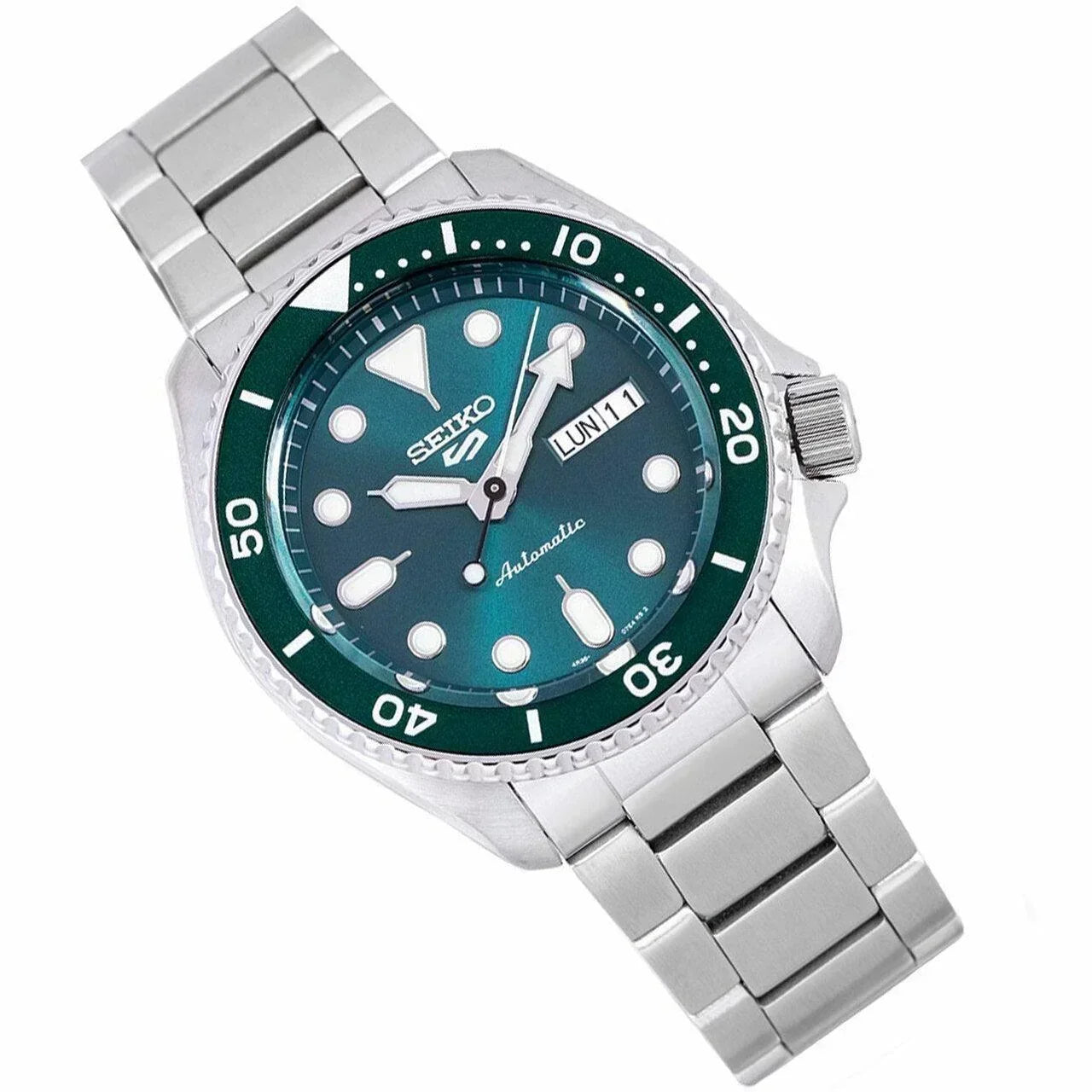 Seiko 5 Sports Automatic Green Dial Men's Watch SRPD61K1