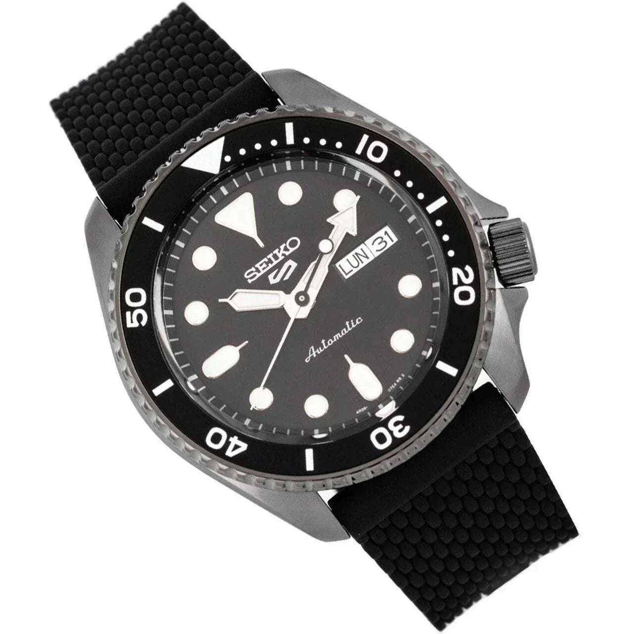 Seiko 5 Sports Automatic Black Dial Men's Watch SRPD65K2