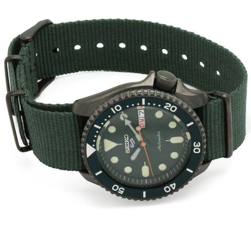 Seiko 5 Sports Automatic Green Dial Men's Watch SRPD77K1