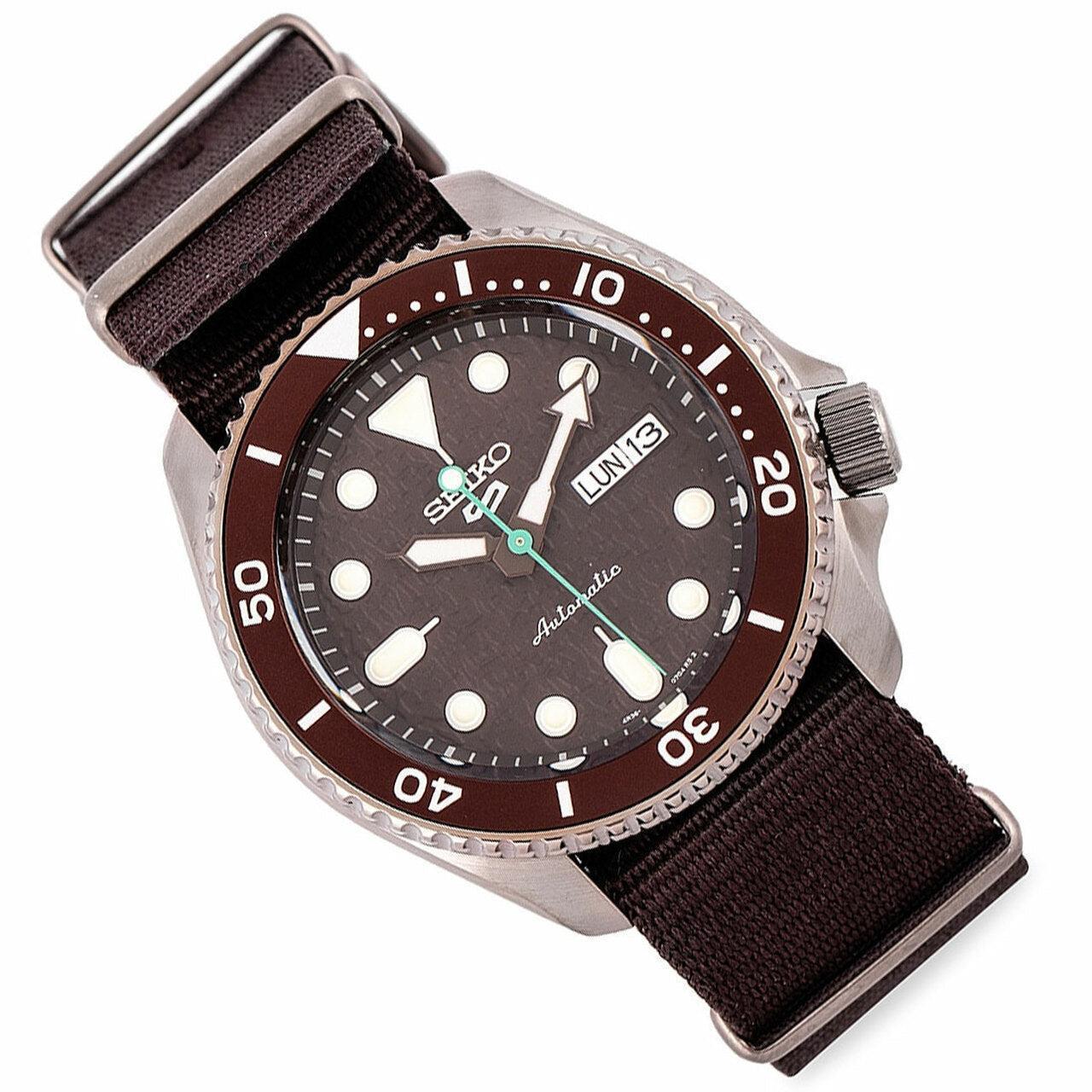 Seiko 5 Sports Automatic Brown Dial Men's Watch SRPD85K1
