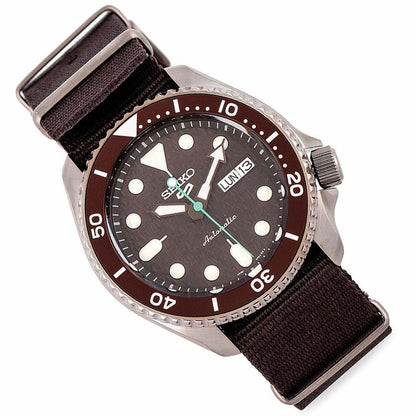 Seiko 5 Sports Automatic Brown Dial Men's Watch SRPD85K1