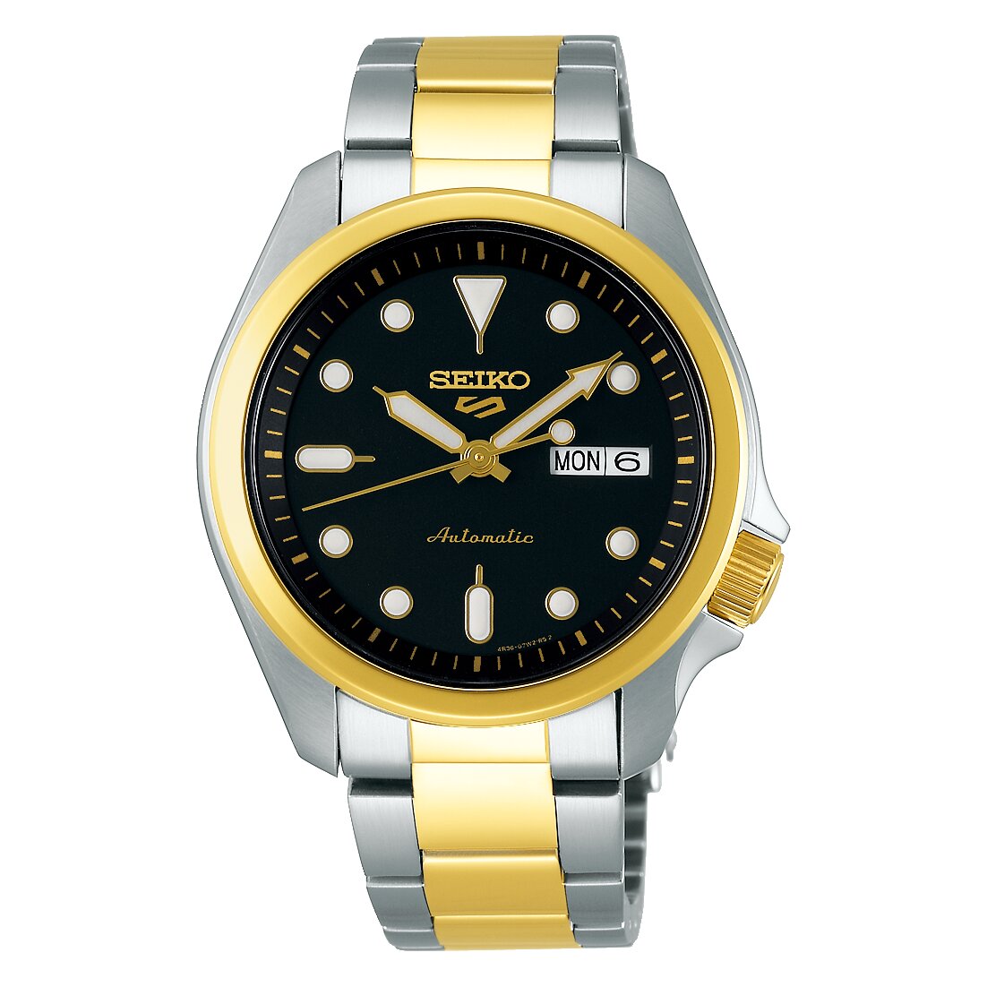 Seiko 5 sports 2025 black gold