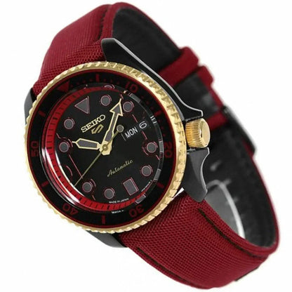 Seiko 5 Sports Street Fighter V Limited Edition Ken Automatic Men's Watch SRPF20