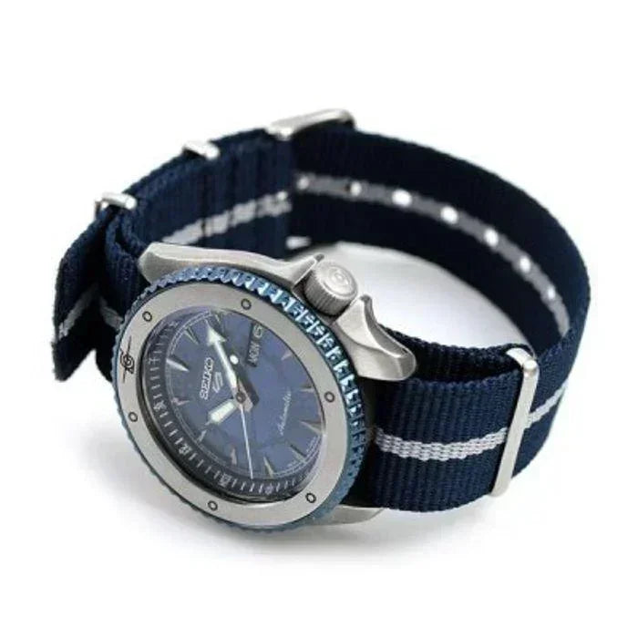 Seiko 5 Sports Sasuke Uchiha Limited Edition Automatic Men's Watch SRPF69
