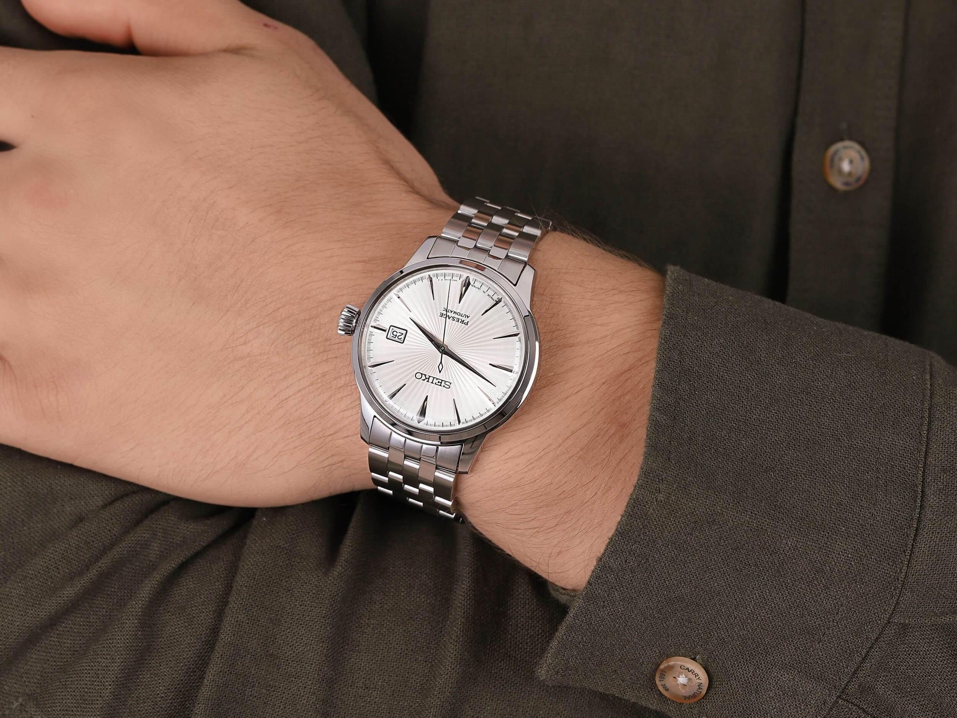 Seiko Presage Automatic Mens Watch SRPG23