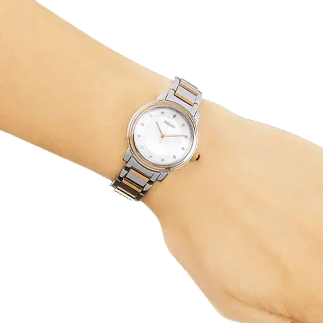 Seiko Discover More Diamond Accent Women’s Watch SRZ480P