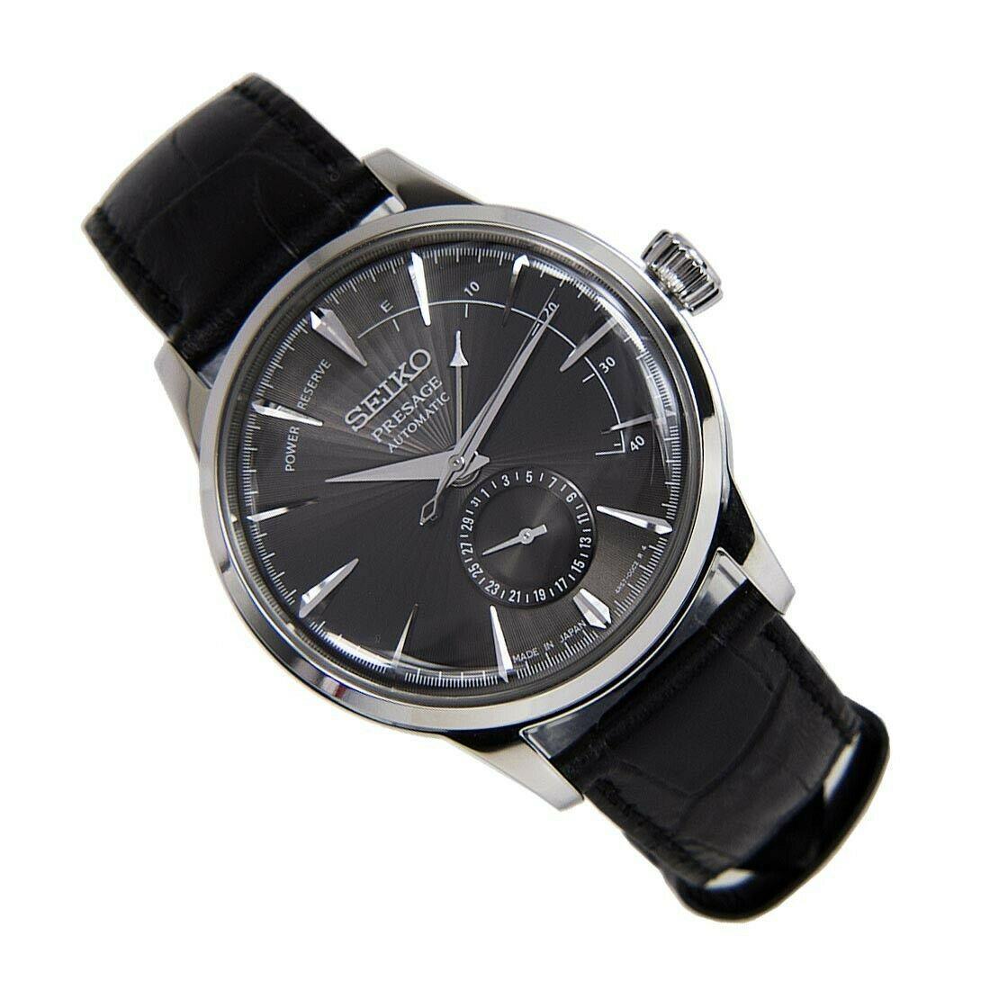 Seiko Presage Dark Gray Cocktail Time Espresso Martini Automatic Men's Watch SSA345J1
