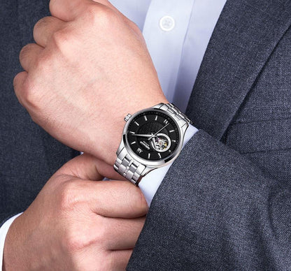 Seiko Presage Black Dial Automatic Men's Watch SSA377J1