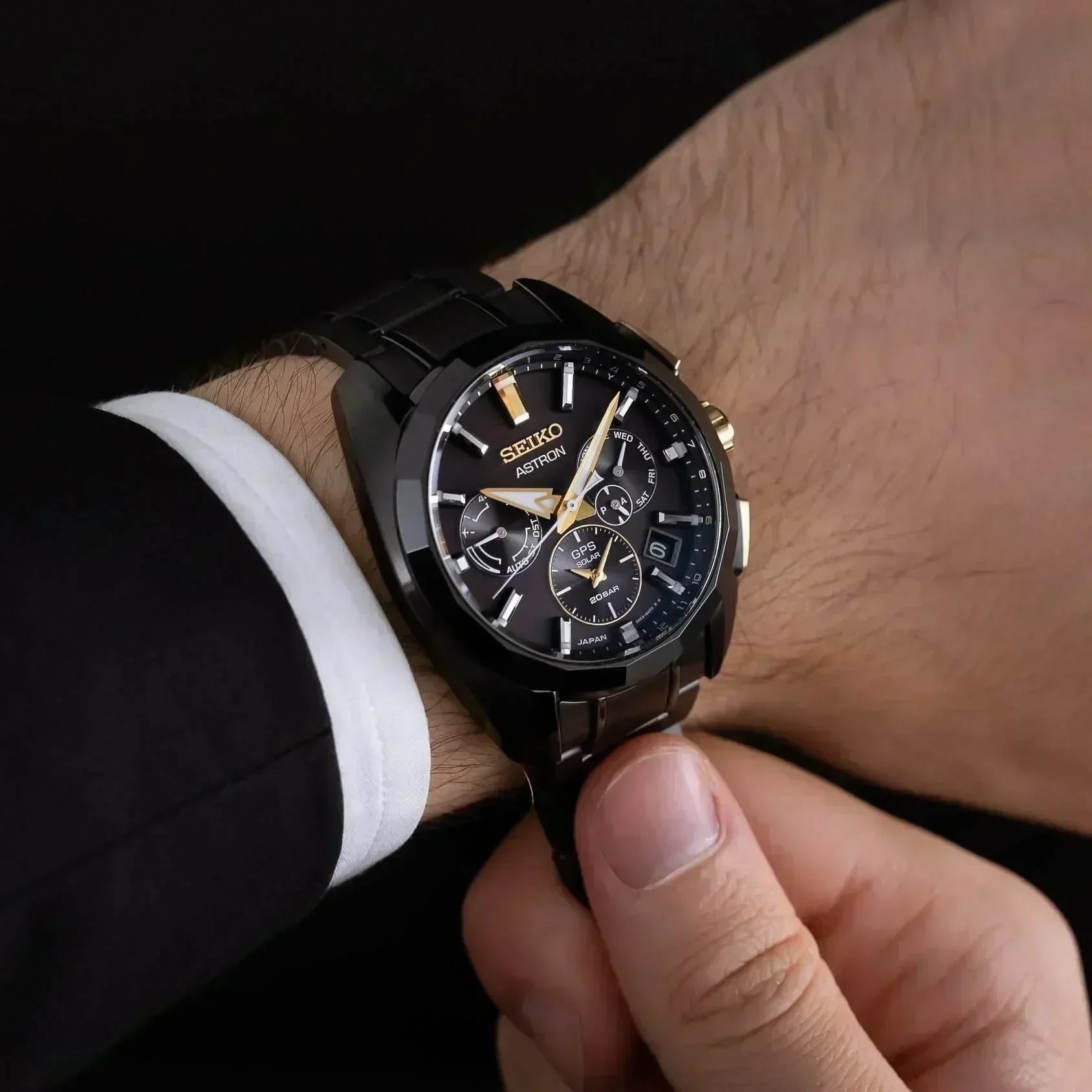 Seiko Astron Limited Edition Solar Mens Watch SSH073J1