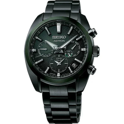 Seiko Astron The Green Nebula GPS Solar Men's Watch SSH079J1
