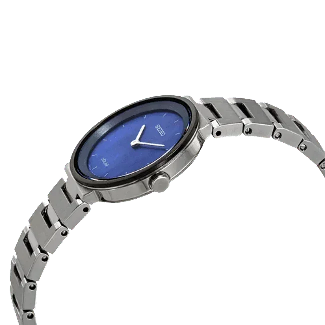 Seiko Essentials Blue Mother of Pearl Dial Women's Watch SUP385