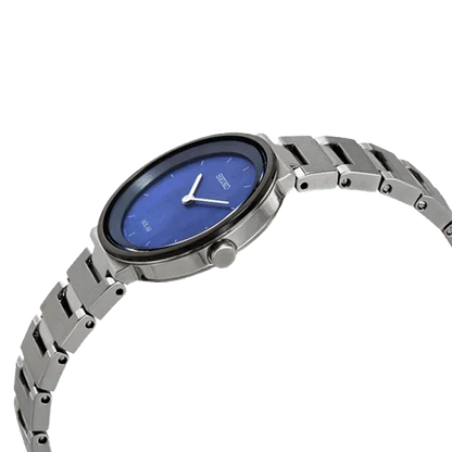Seiko Essentials Blue Mother of Pearl Dial Women's Watch SUP385