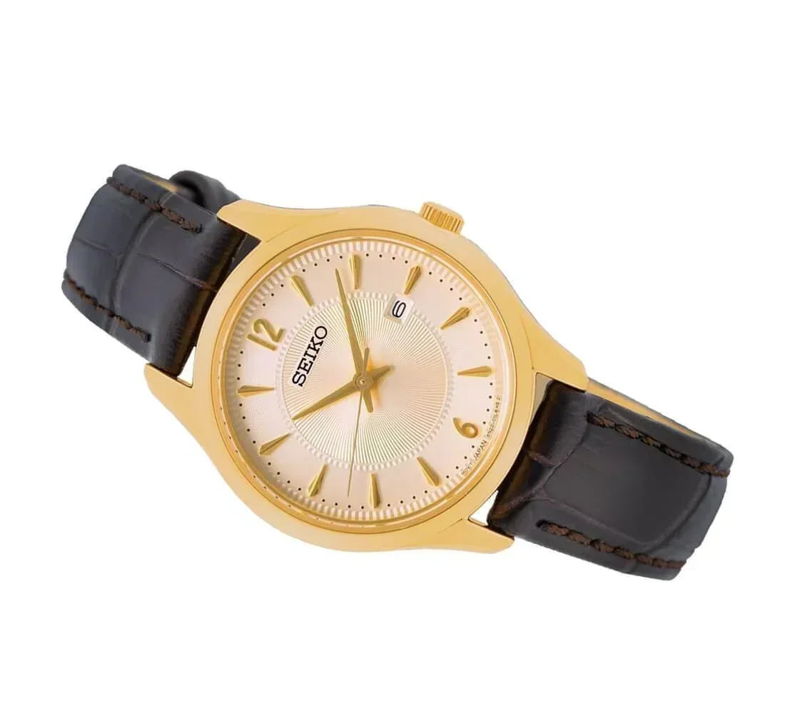 Seiko Quartz Womens Watch SUR478
