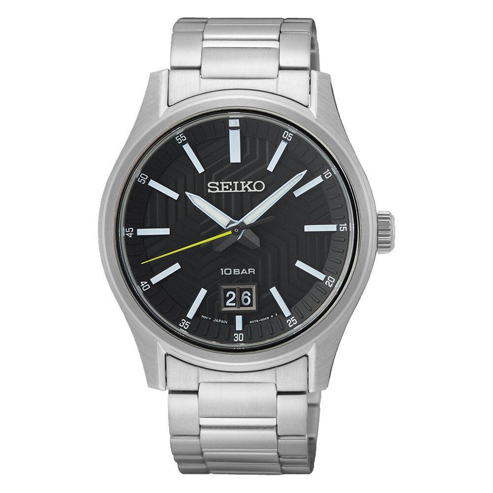 Seiko quartz mens watch on sale