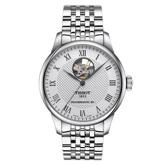 Tissot Le Locle Powermatic 80 Open Heart Automatic Men's Watch T0064071103302