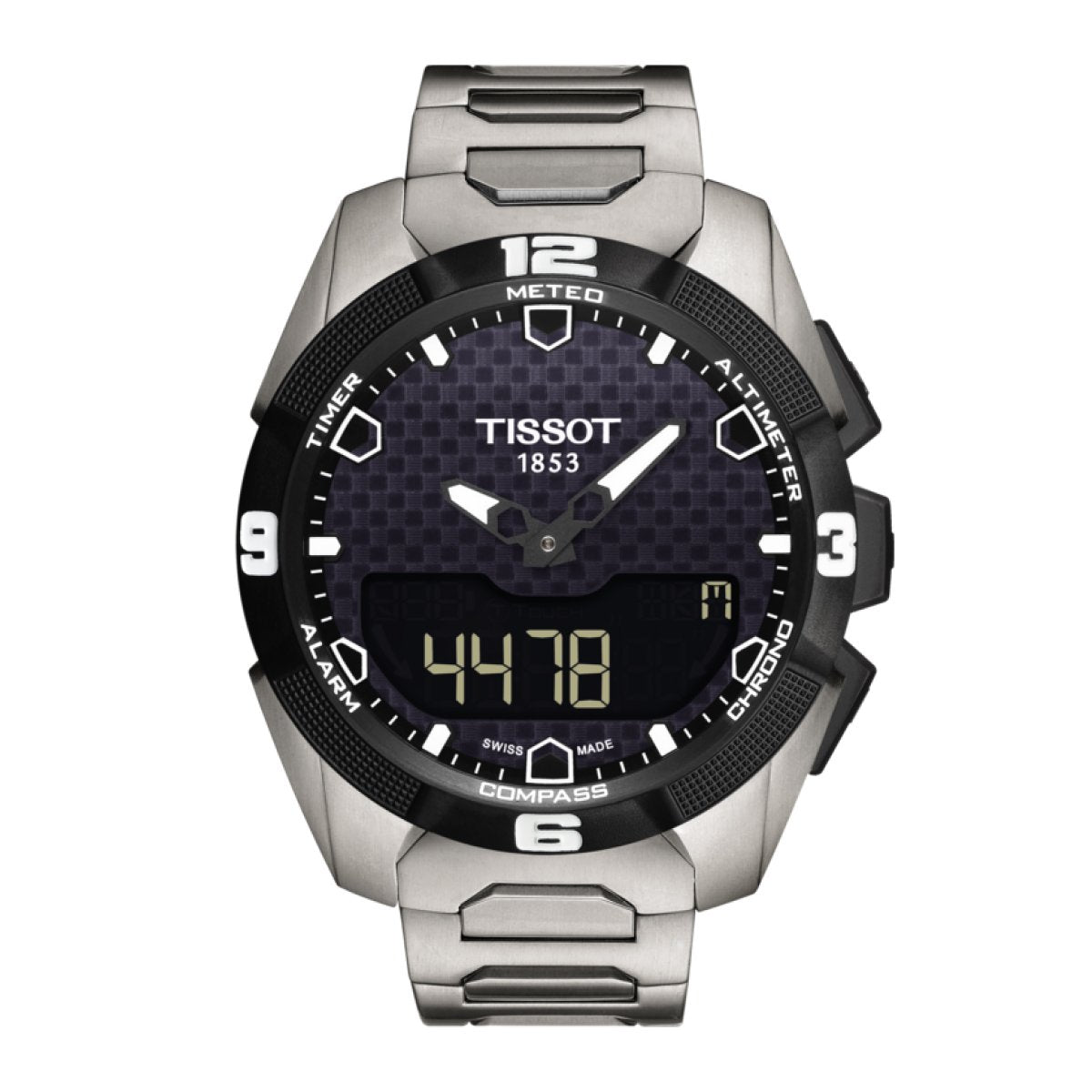 Tissot T-Touch Expert Solar Quartz Black Dial Men's Watch T0914204405100