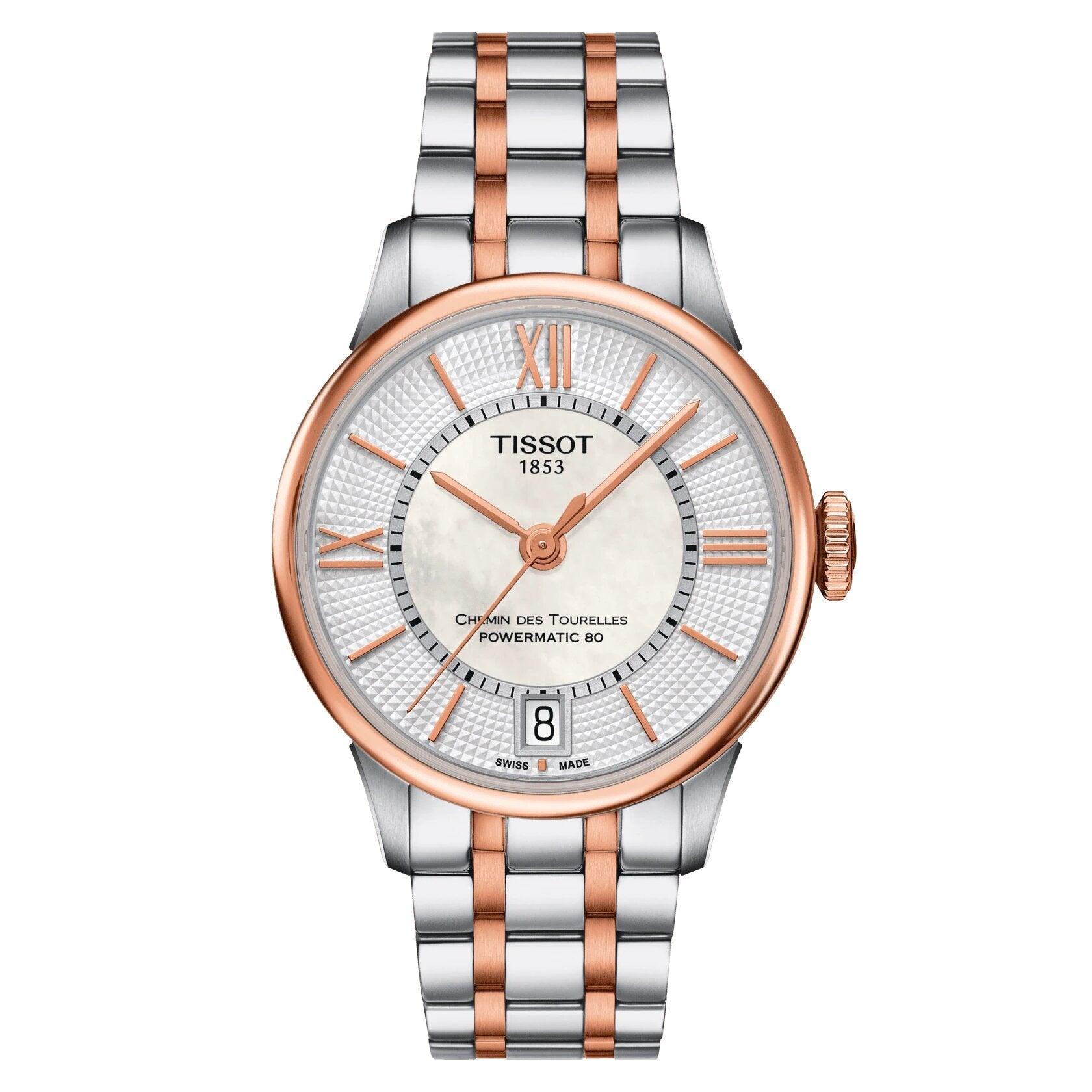 Tissot rose hot sale gold automatic