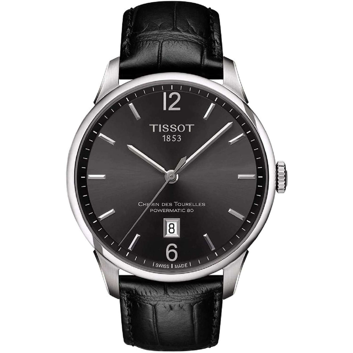 Tissot Chemin des Tourelles Powermatic 80 Automatic Men&#39;s Watch T0994071644700