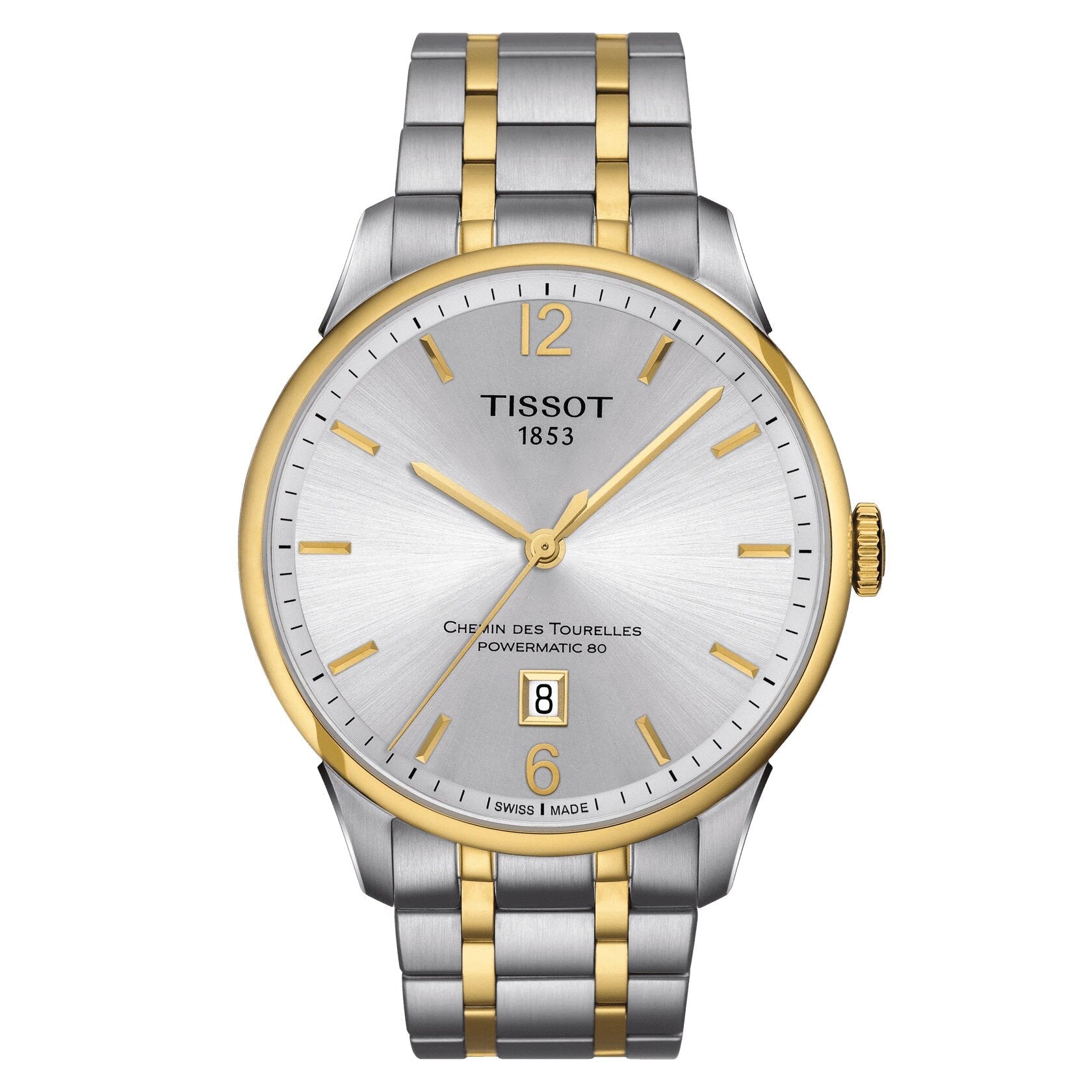 Tissot Chemin des Tourelles Powermatic 80 Automatic Men's Watch T0994072203700