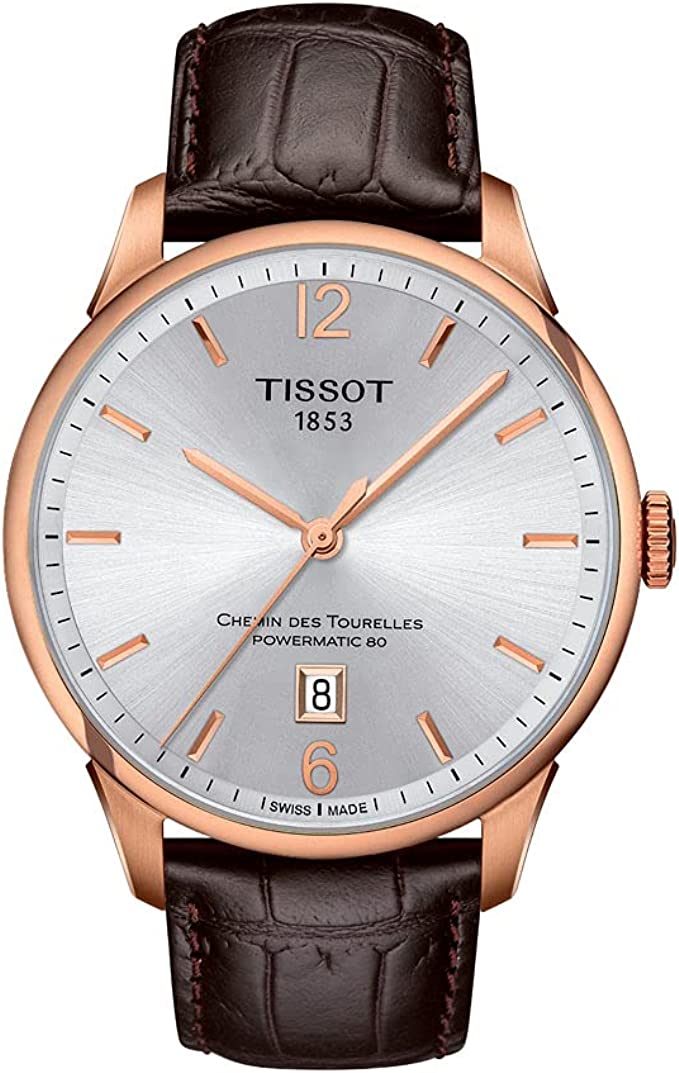 Tissot Chemin des Tourelles Powermatic 80 Automatic Men&#39;s Watch T0994073603700