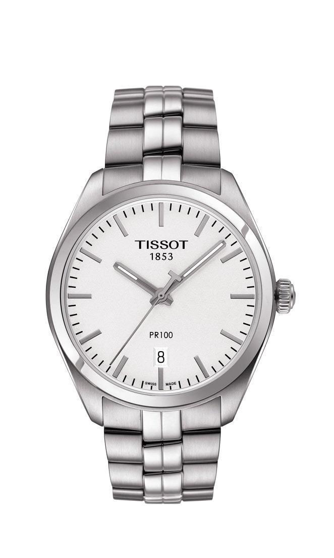Tissot PR100 Quartz Silver Dial Men's Watch T1014101103100