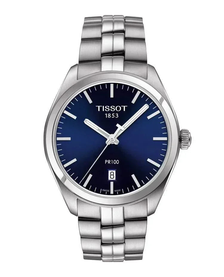 Tissot PR 100 Quartz Blue Dial Men's Watch T1014101104100