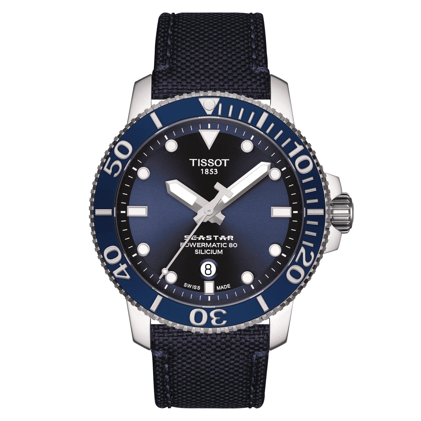 Tissot Seastar 1000 Powermatic 80 Silicium Automatic Men's Watch T1204071704101
