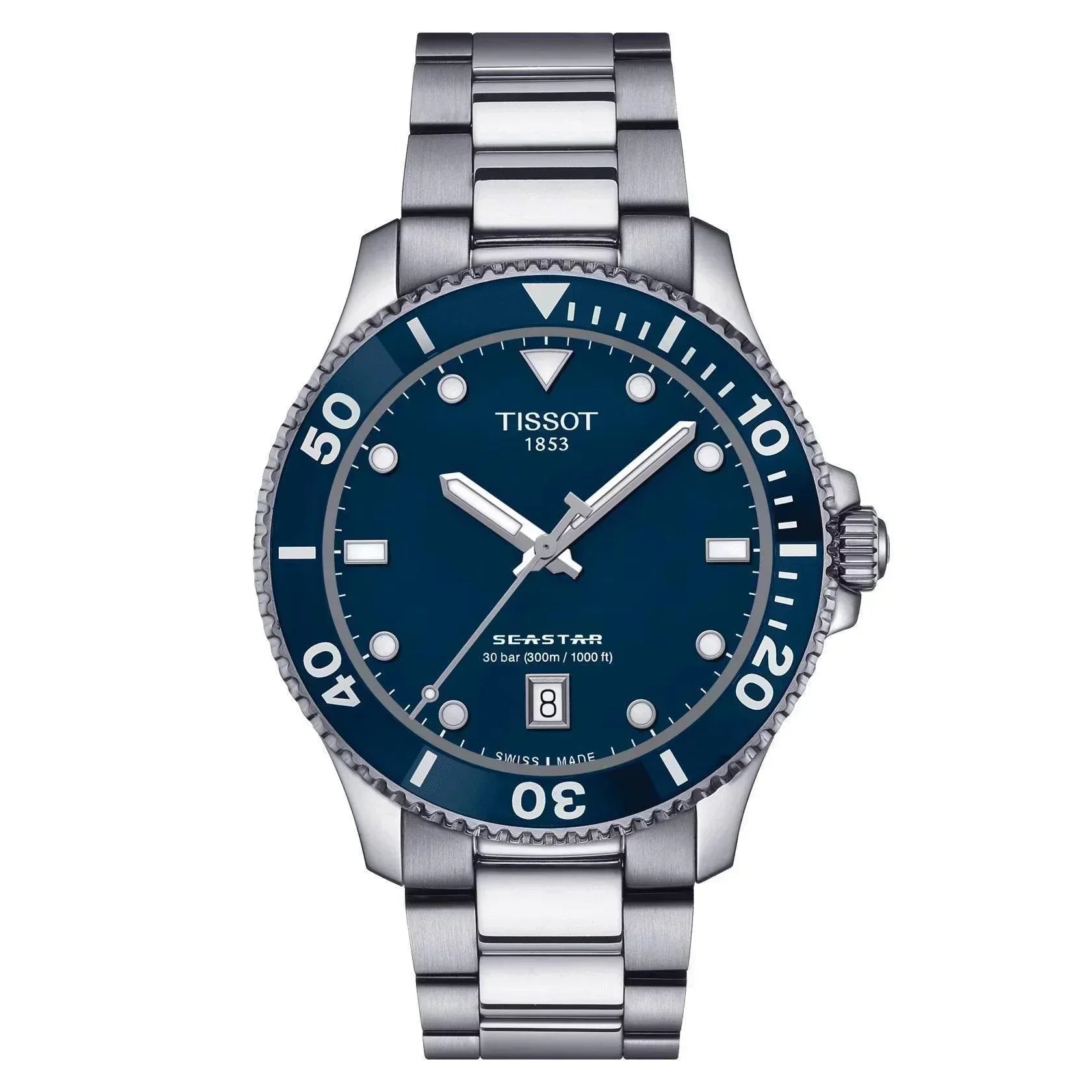 Tissot Seastar 1000 40mm Quartz Mens Watch T1204101104100