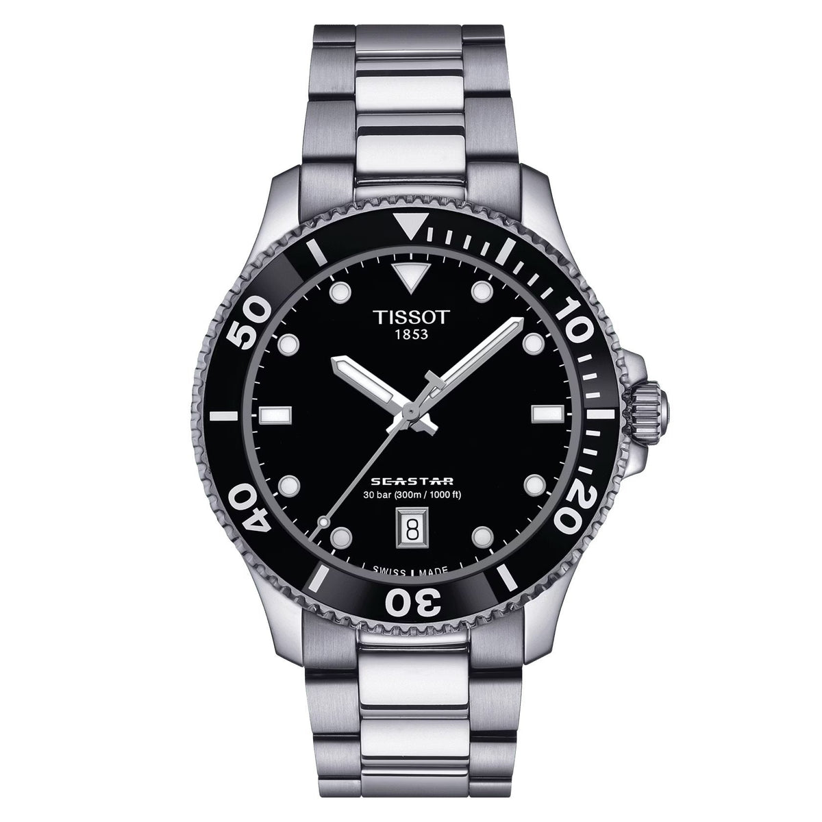 Tissot Seastar 1000 40mm Quartz Mens Watch T1204101105100