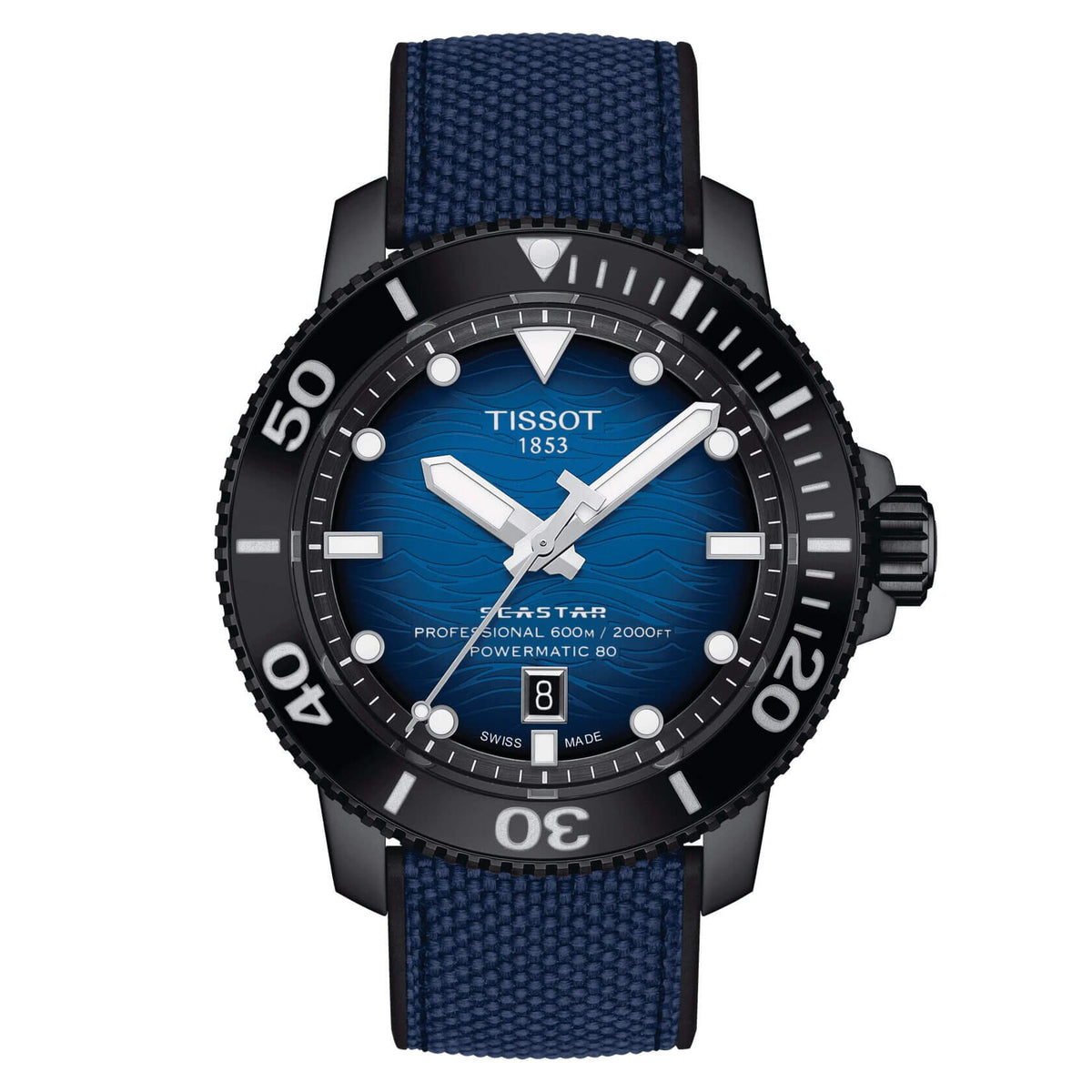 Tissot Seastar 2000 Professional Powermatic 80 Automatic Men&#39;s Watch T1206073704100