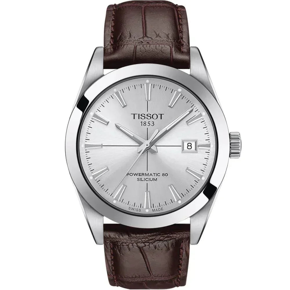 Tissot Gentleman Powermatic 80 Silicium Automatic Men's Watch T1274071603101