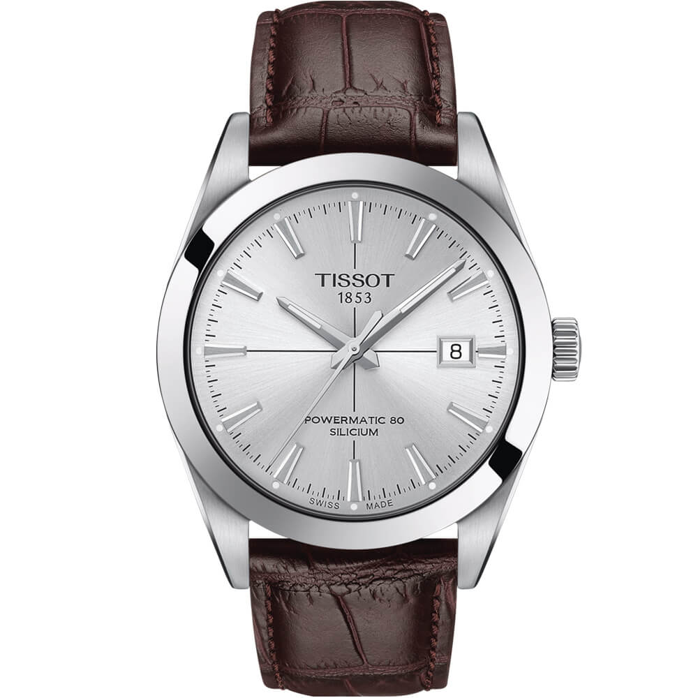 Tissot Gentleman Powermatic 80 Silicium Automatic Men's Watch T1274071603101