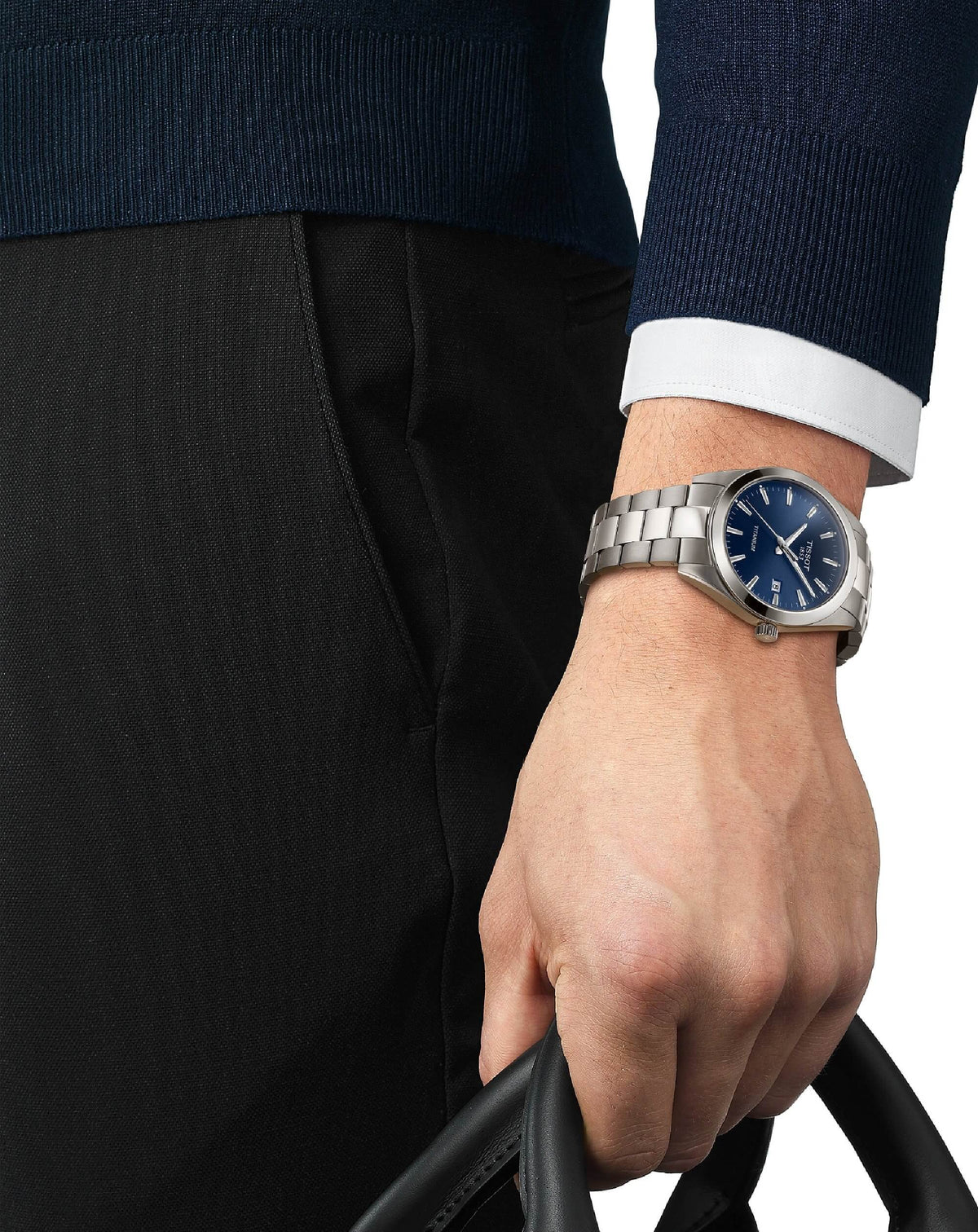 Tissot Gentleman Titanium Quartz Mens Watch T1274104404100