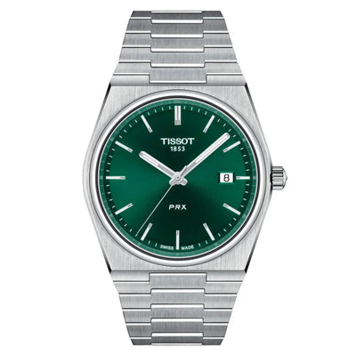Tissot PRX Quartz Men's Watch – Green/Steel | T1374101109100