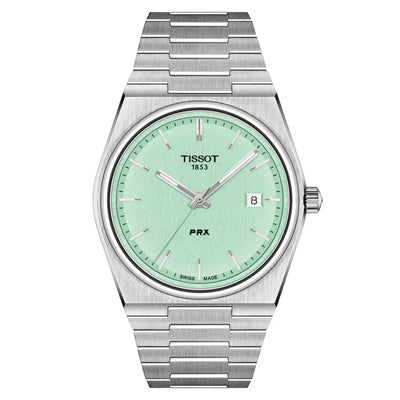 Tissot PRX Quartz Men's Watch – Light Green Dial | T1374101109101