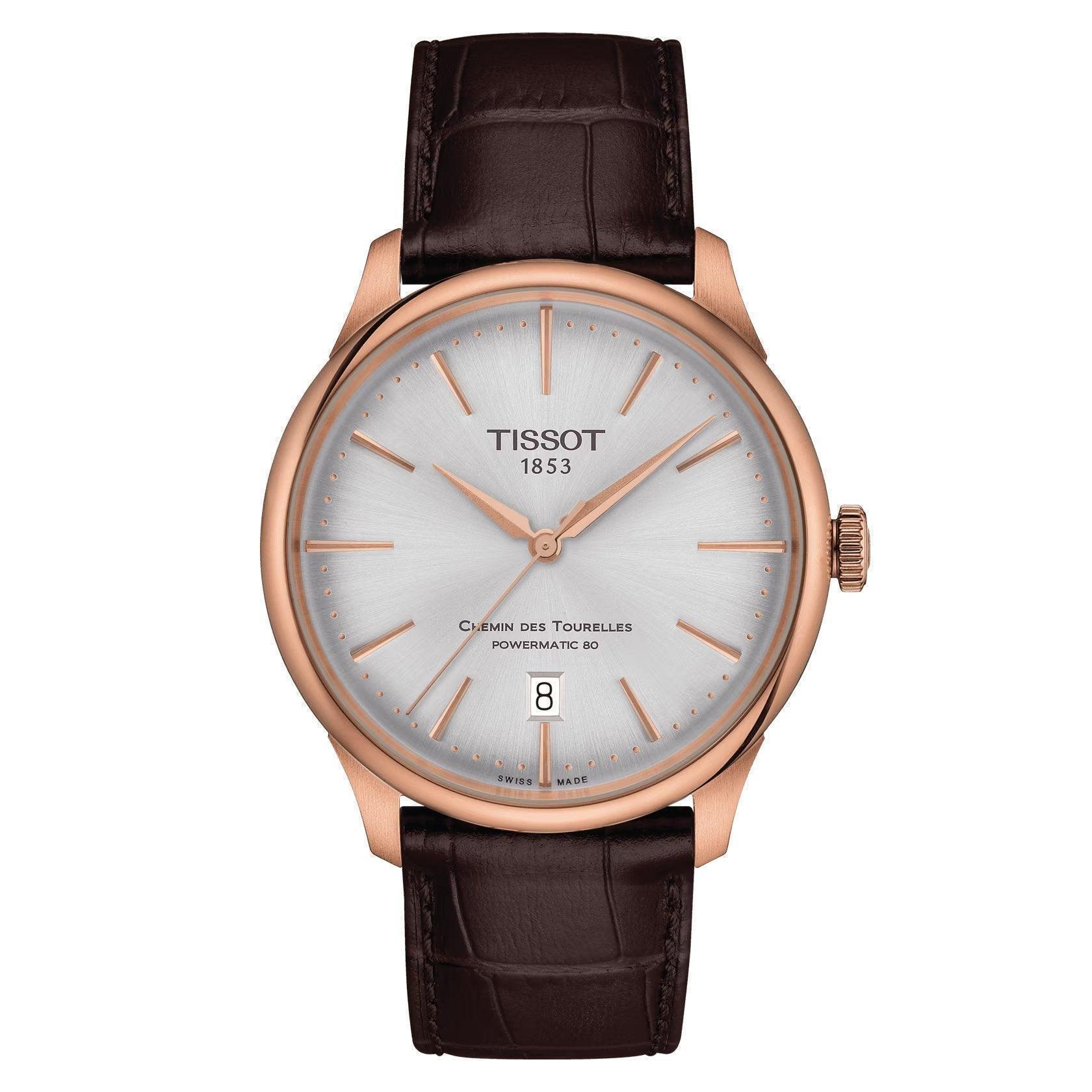 Tissot Chemin des Tourelles Powermatic 80 39 mm Automatic Unisex Watch T1398073603100