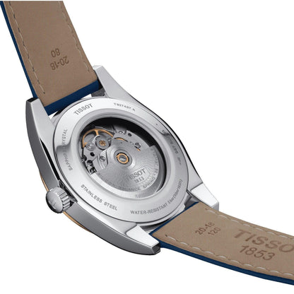 Tissot Gentleman Powermatic 80 Silicium Solid 18K Gold bezel Automatic Men's Watch T9274074604100