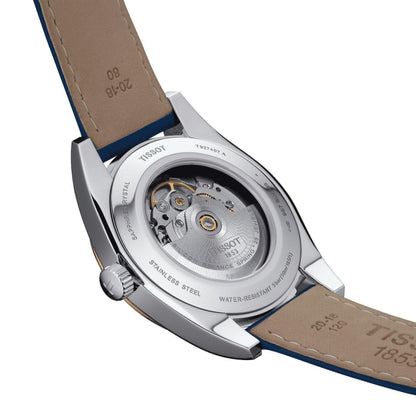 Tissot Gentlemen Powermatic 80 Siliciu Solid 18K Gold Bezel Automatic Men's Watch T9274074604101