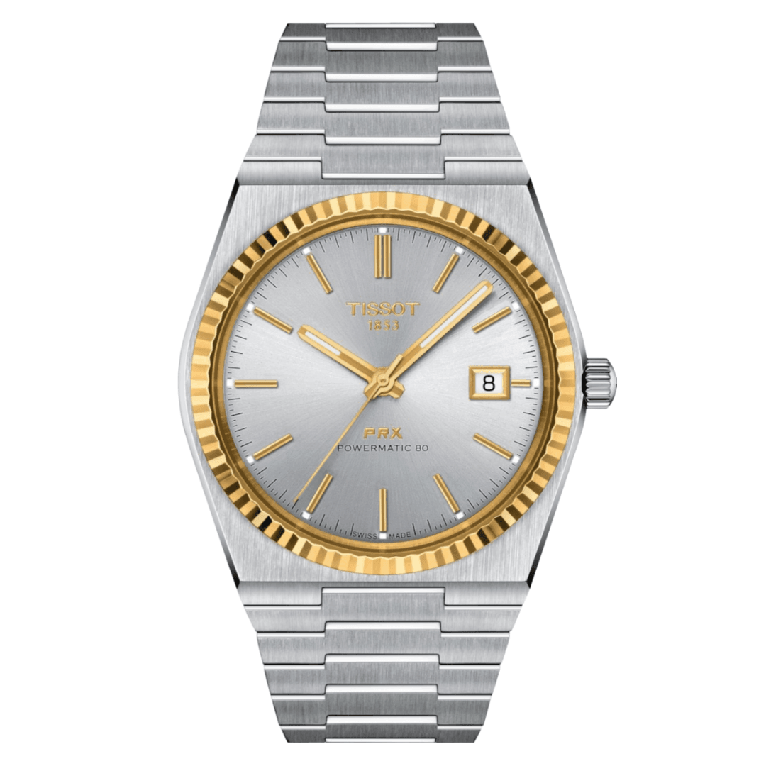 Tissot PRX Powermatic 80 Steel and 18K Gold Bezel