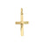 10k, 14k, 18k Yellow Gold Religious Italian Cross