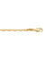 10k, 14k, 18k Yellow Gold Anchor Link 3.5 mm Italian Chain