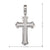 14, 18 Karat White Gold Orthodox Religious Italian Cross