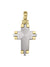 14k, 18k Yellow and White Gold Fancy Religious Italian Cross