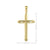 14, 18 Karat Yellow Gold Fancy Religious Italian Cross