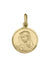 10, 14, 18 Karat Yellow Gold Solid Madonna Medalion.